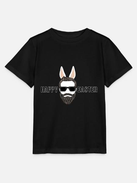 Happy Easter - Frohe Ostern - Bartträger - Stanley/Stella Kinder T-Shirt MINI CREATOR  - Schwarz