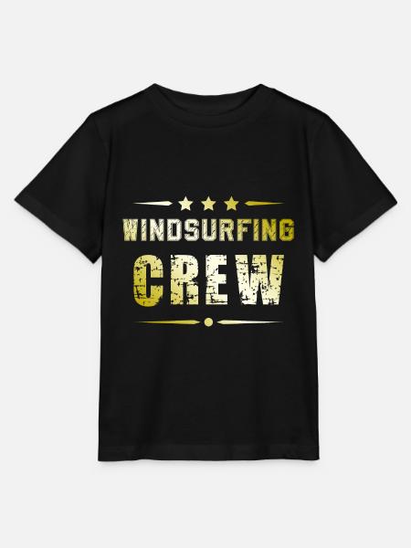 Windsurfing Crew - Stanley/Stella Kinder T-Shirt MINI CREATOR - Schwarz