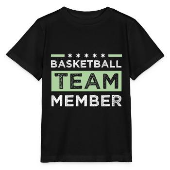 Équipe de basket-ball - T-shirt bio MINI CREATOR Stanley/Stella Enfant - noir - Devant - Mikhail (115cm)