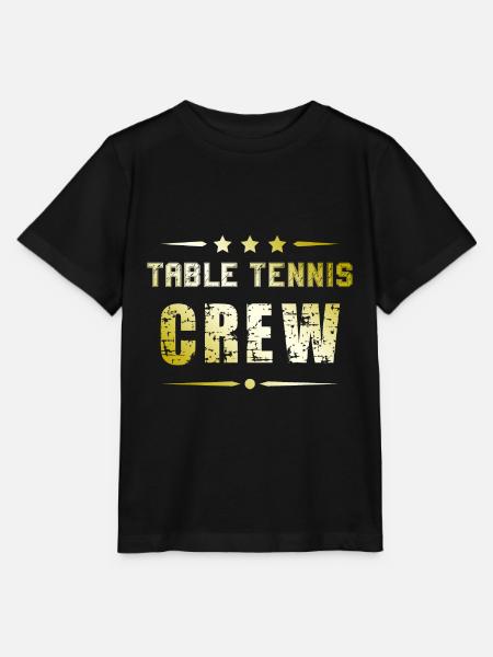 Table Tennis Crew - Stanley/Stella Kinder T-Shirt MINI CREATOR - Schwarz