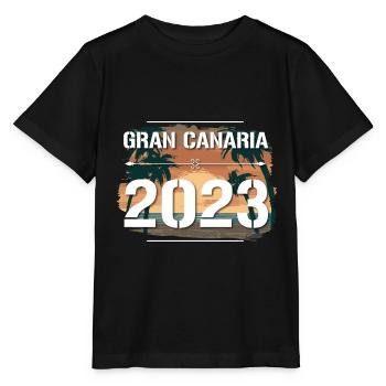 Grande Canarie 2023 (Garantie du prix le plus bas) - T-shirt bio MINI CREATOR Stanley/Stella Enfant - noir - Devant - Mikhail (115cm)