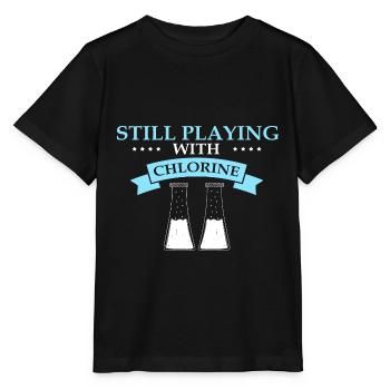 Pool Guy Design pour PoolBoy et Pool Cleaner - T-shirt bio MINI CREATOR Stanley/Stella Enfant - noir - Devant - Mikhail (115cm)