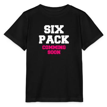 Pack de six - T-shirt bio MINI CREATOR Stanley/Stella Enfant - noir - Devant - Mikhail (115cm)