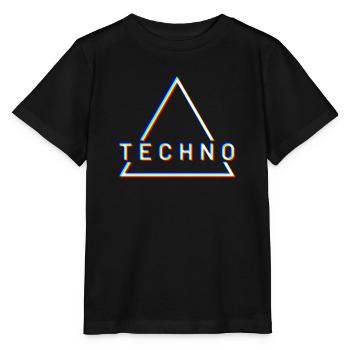 Techno - Stanley/Stella MINI CREATOR Kids’ T-Shirt - black - Front - Mikhail (115cm)