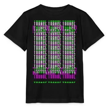 Trance Raver Techno Electro music edm dubstep - Stanley/Stella MINI CREATOR Kids’ T-Shirt - black - Front - Mikhail (115cm)