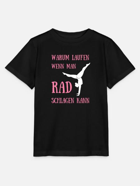 Turnen Gymnastik geschenk verein sport akrobatik - Stanley/Stella Kinder T-Shirt MINI CREATOR - Schwarz
