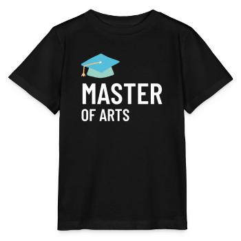 Master of Arts degree study uni thesis - Stanley/Stella MINI CREATOR Kids’ T-Shirt - black - Front - Mikhail (115cm)