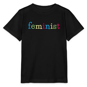 feminismus geschlecht gender gleichberechtigung - Stanley/Stella Kinder T-Shirt MINI CREATOR  - Schwarz - Vorne - Mikhail (115cm)