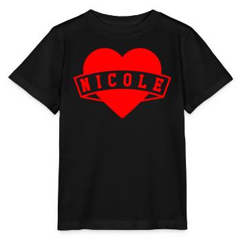 Nicole Herzen - T-shirt bio MINI CREATOR Stanley/Stella Enfant - noir - Devant - Mikhail (115cm)