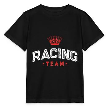 Racing Team - Stanley/Stella Kinder T-Shirt MINI CREATOR  - Schwarz - Vorne - Mikhail (115cm)