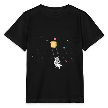 Astronaut Sandwich Liebe Astronomie Sandwich - Stanley/Stella Kinder T-Shirt MINI CREATOR  - Schwarz - Vorne - Mikhail (115cm)