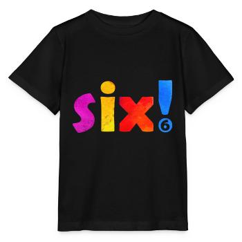 SIX 6 YEARS 6TH BIRTHDAY - Stanley/Stella MINI CREATOR Kids’ T-Shirt - black - Front - Mikhail (115cm)