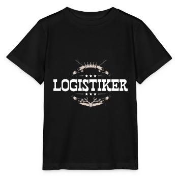 Logistiker Beruf - Stanley/Stella Kinder T-Shirt MINI CREATOR  - Schwarz - Vorne - Mikhail (115cm)