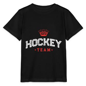 Hockey Team - Stanley/Stella MINI CREATOR Kids’ T-Shirt - black - Front - Mikhail (115cm)