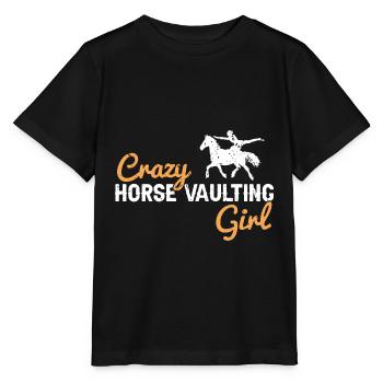Conception de voûte et conception de chevaux de voûte - T-shirt bio MINI CREATOR Stanley/Stella Enfant - noir - Devant - Mikhail (115cm)