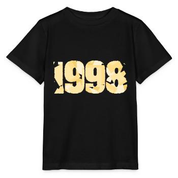 1998 - Stanley/Stella Kinder T-Shirt MINI CREATOR  - Schwarz - Vorne - Mikhail (115cm)