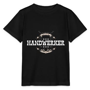 Handwerker Beruf - Stanley/Stella Kinder T-Shirt MINI CREATOR  - Schwarz - Vorne - Mikhail (115cm)