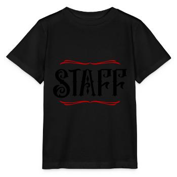 Staff Mitglied - Stanley/Stella Kinder T-Shirt MINI CREATOR  - Schwarz - Vorne - Mikhail (115cm)