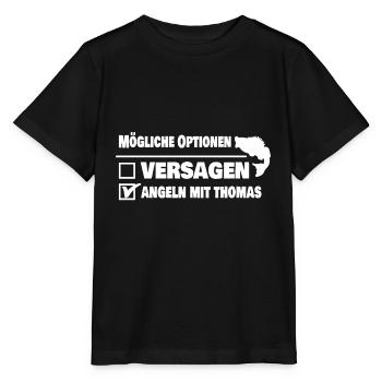 Vorname Thomas - Stanley/Stella Kinder T-Shirt MINI CREATOR  - Schwarz - Vorne - Mikhail (115cm)