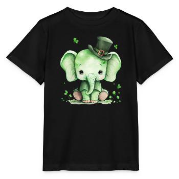 St Paddy’s St Patricksday St Patrick Day - T-shirt bio MINI CREATOR Stanley/Stella Enfant - noir - Devant - Mikhail (115cm)