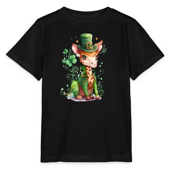 St Paddy’s St Patricksday St Patrick Day - T-shirt bio MINI CREATOR Stanley/Stella Enfant - noir - Devant - Mikhail (115cm)