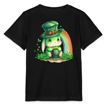 St Paddy’s St Patricksday St Patrick Day - T-shirt bio MINI CREATOR Stanley/Stella Enfant - noir - Devant - Mikhail (115cm)