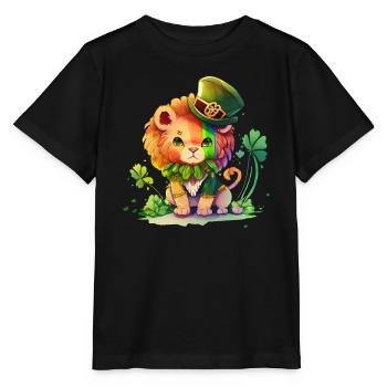 St Paddy’s St Patricksday St Patrick Day - T-shirt bio MINI CREATOR Stanley/Stella Enfant - noir - Devant - Mikhail (115cm)