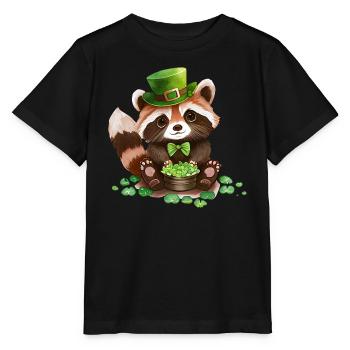 St Paddy’s St Patricksday St Patrick Day - T-shirt bio MINI CREATOR Stanley/Stella Enfant - noir - Devant - Mikhail (115cm)