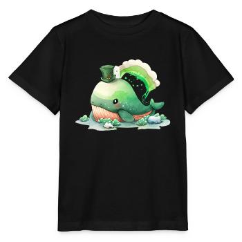 St Paddy’s St Patricksday St Patrick Day - T-shirt bio MINI CREATOR Stanley/Stella Enfant - noir - Devant - Mikhail (115cm)