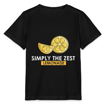 Limonade Limonade Limonade Limonade Stand Design - T-shirt bio MINI CREATOR Stanley/Stella Enfant - noir - Devant - Mikhail (115cm)