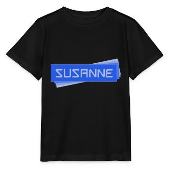 Cadeau pour Susanne - T-shirt bio MINI CREATOR Stanley/Stella Enfant - noir - Devant - Mikhail (115cm)