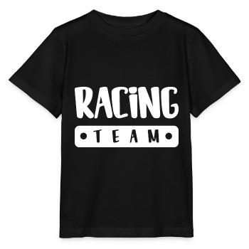 Racing Team - Stanley/Stella Kinder T-Shirt MINI CREATOR  - Schwarz - Vorne - Mikhail (115cm)