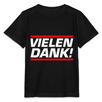 Vielen Dank Danke - Stanley/Stella Kinder T-Shirt MINI CREATOR  - Schwarz - Vorne - Mikhail (115cm)