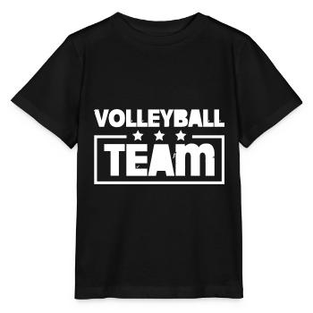 Amorti de l’équipe de volley-ball - T-shirt bio MINI CREATOR Stanley/Stella Enfant - noir - Devant - Mikhail (115cm)