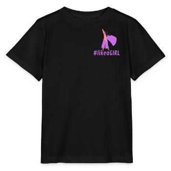 Combattant en cape pourpre - T-shirt bio MINI CREATOR Stanley/Stella Enfant - noir - Devant - Mikhail (115cm)
