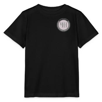 Manualschaltung Emblem Save the Manuals - Stanley/Stella Kinder T-Shirt MINI CREATOR  - Schwarz - Vorne - Mikhail (115cm)