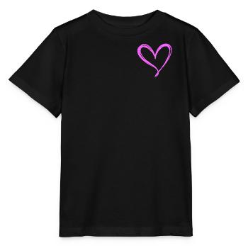 Herz - Stanley/Stella Kinder T-Shirt MINI CREATOR  - Schwarz - Vorne - Mikhail (115cm)