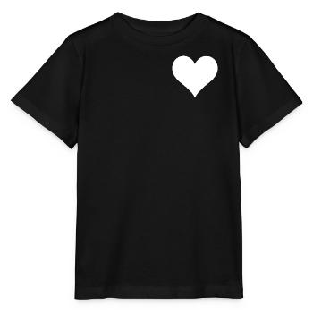 Herz - Stanley/Stella Kinder T-Shirt MINI CREATOR  - Schwarz - Vorne - Mikhail (115cm)