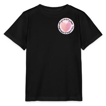 Pastellherz Liebe - Stanley/Stella Kinder T-Shirt MINI CREATOR  - Schwarz - Vorne - Mikhail (115cm)