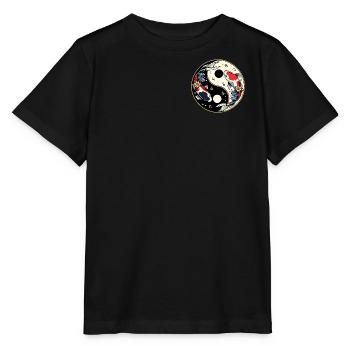 Yin Yang Koi - Stanley/Stella Kinder T-Shirt MINI CREATOR  - Schwarz - Vorne - Mikhail (115cm)
