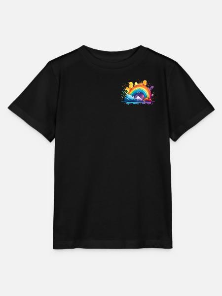 Votre arc-en-ciel - T-shirt bio MINI CREATOR Stanley/Stella Enfant - noir