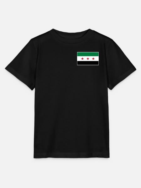 Syrien Flagge | Geschenk Syrische Wurzeln - Stanley/Stella Kinder T-Shirt MINI CREATOR - Schwarz