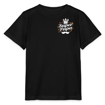 SUPER DAD - Stanley/Stella MINI CREATOR Kids’ T-Shirt - black - Front - Mikhail (115cm)