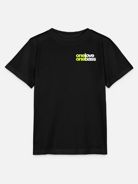 One Love One Bass - Stanley/Stella Kinder T-Shirt MINI CREATOR - Schwarz