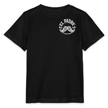 El Padre Moustache Café Fête des Pères - T-shirt bio MINI CREATOR Stanley/Stella Enfant - noir - Devant - Mikhail (115cm)