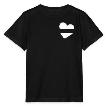 Heart Logo - Love Emblem - Stanley/Stella MINI CREATOR Kids’ T-Shirt - black - Front - Mikhail (115cm)