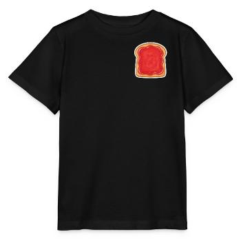 Jam bread - Stanley/Stella MINI CREATOR Kids’ T-Shirt - black - Front - Mikhail (115cm)