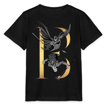 Batman 80 Ans et Joker - T-shirt bio MINI CREATOR Stanley/Stella Enfant - noir - Devant - Mikhail (115cm)