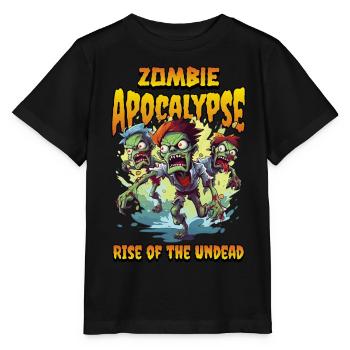 Zombie Apokalypse Halloween Zombiejäger Untote - Stanley/Stella Kinder T-Shirt MINI CREATOR  - Schwarz - Vorne - Mikhail (115cm)