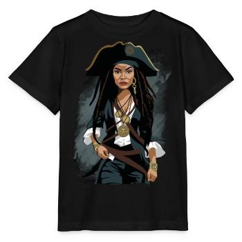 Sturm - Stanley/Stella Kinder T-Shirt MINI CREATOR  - Schwarz - Vorne - Mikhail (115cm)